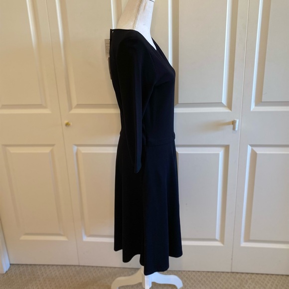 Reiss Hawn Fit and Flare Black Dress | 10 - Picture 5 of 12